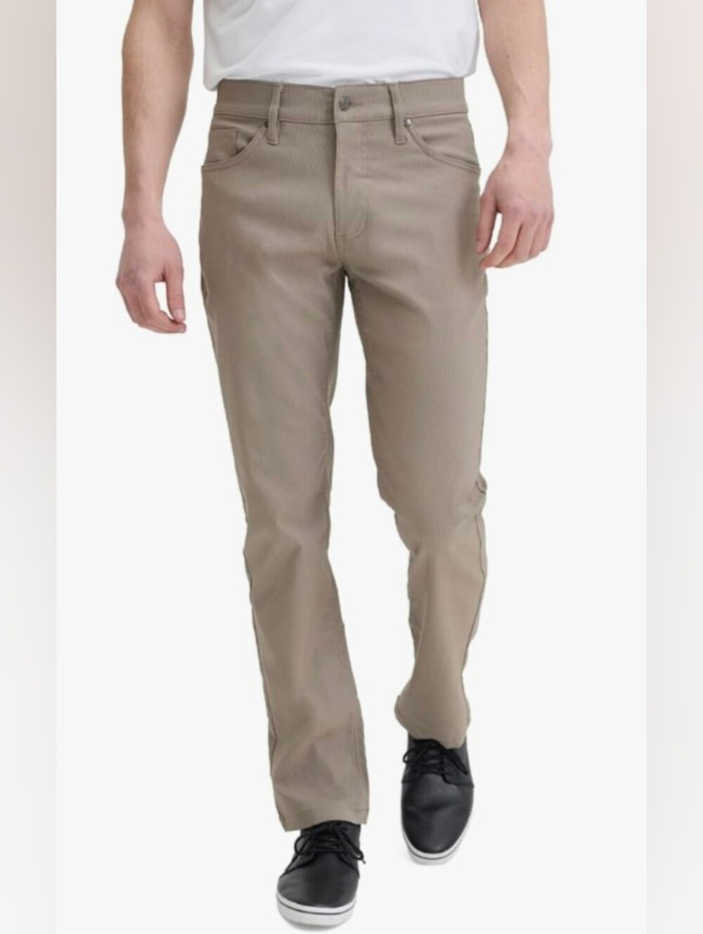 Stretch Relaxed Fit Straight Leg Pants